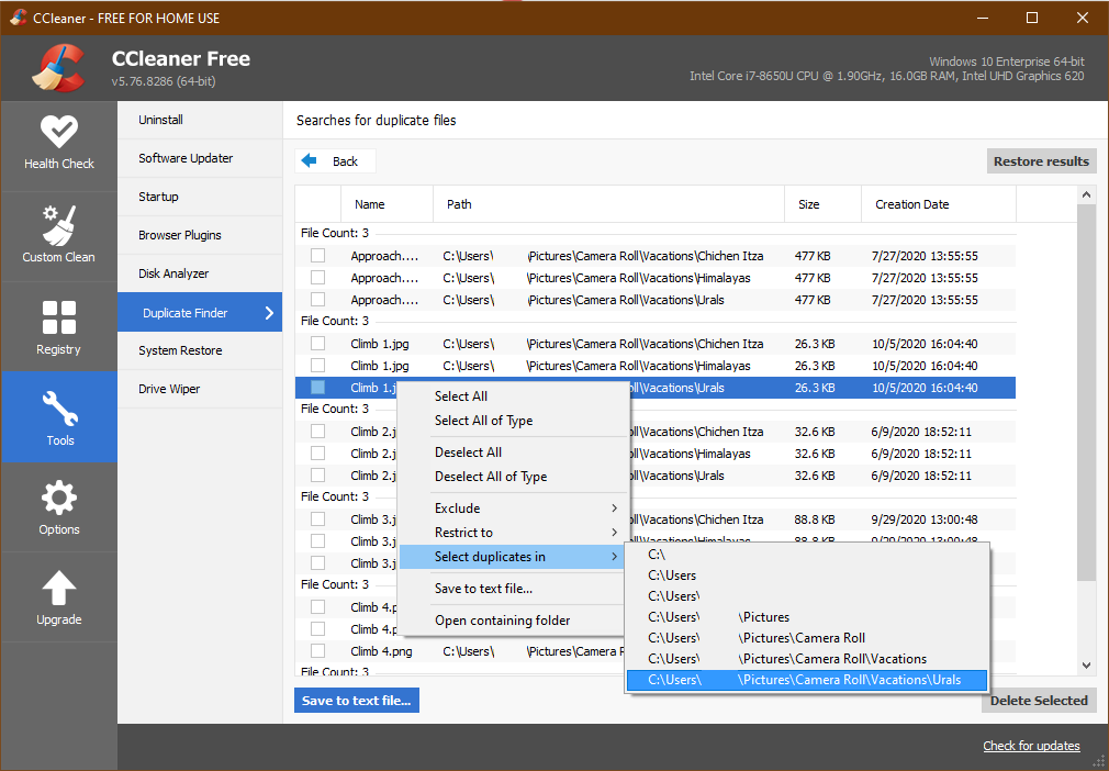 Tips to clean up the disk storage